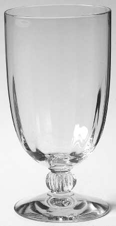 6008 Clear (Straight Optic) 9 Oz Footed Tumbler