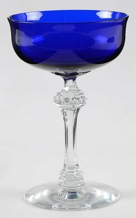 6013 Regal Blue (Cobalt) Champagne/Tall Sherbet