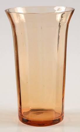 869 Amber Flat Tumbler