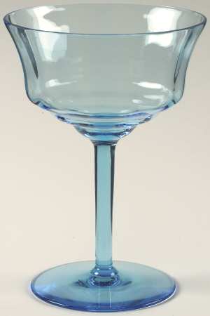 870 Blue (Electric Blue) Champagne/Tall Sherbet
