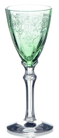 Acanthus Green Cordial Glass