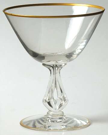Ambassador (Stem 6065, Gold) Champagne/Tall Sherbet