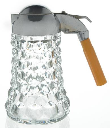 American Clear (Stem 2056) Syrup & Sani Cut Metal Lid