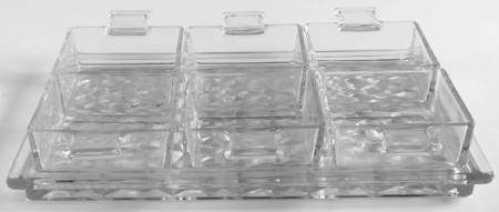 American Clear (Stem 2056) (7 Piece) Appetizer/Ice Cream Set