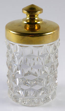 American Clear (Stem 2056) Small Cigar Humidor with Round Lid