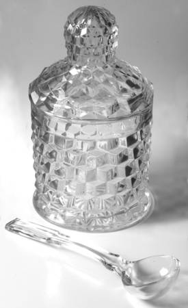American Clear (Stem 2056) Crushed Fruit with Lid & Spoon