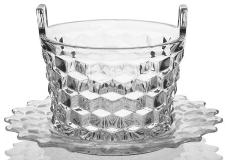 American Clear (Stem 2056) Small Ice Bucket and Underplate