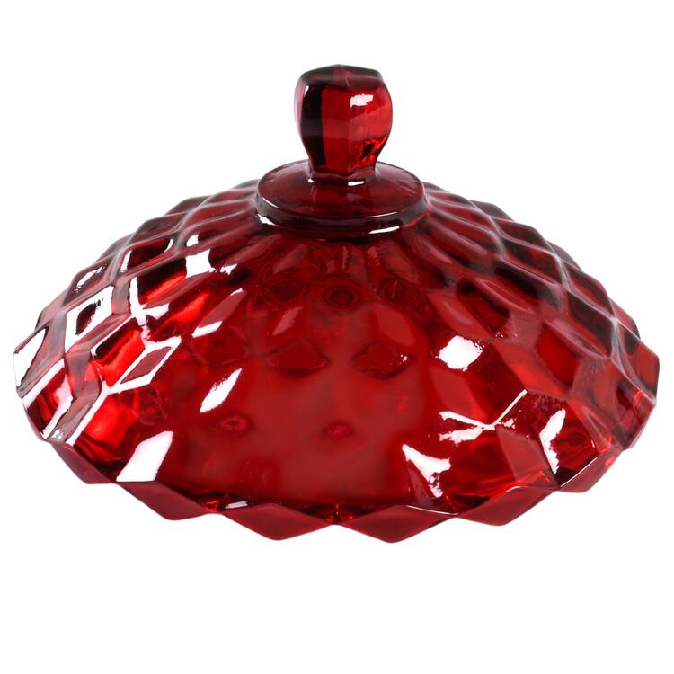 American Clear (Stem 2056) Ruby Lid for Candy Dish