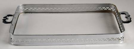 American Clear (Stem 2056) Metal Rectangular Frame for 5 Part Divided Tray