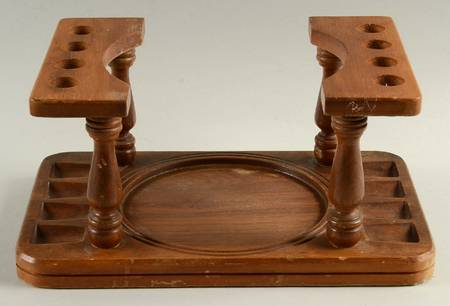 American Clear (Stem 2056) Wood Pipe Rack for Tobacco Humidor