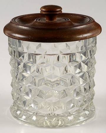 American Clear (Stem 2056) Tobacco Humidor W/Wood Lid