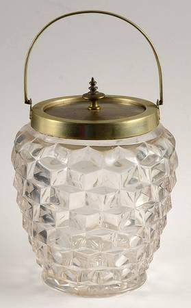 American Clear (Stem 2056) Biscuit Barrel & Lid
