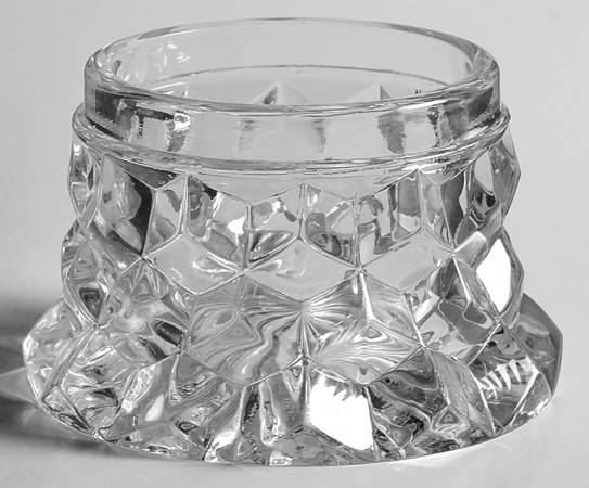 American Clear (Stem 2056) Mustard/Ink Well No Silver Lid