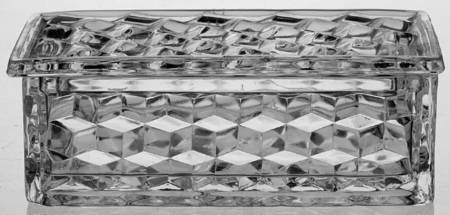 American Clear (Stem 2056) Cigarette/Jewel Box with Lid