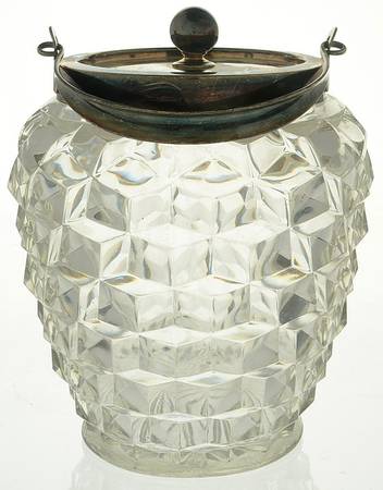 American Clear (Stem 2056) Biscuit Barrel & Lid