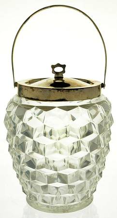 American Clear (Stem 2056) Biscuit Barrel & Lid