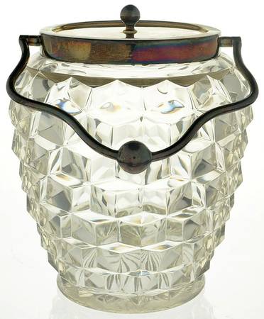 American Clear (Stem 2056) Biscuit Barrel & Lid