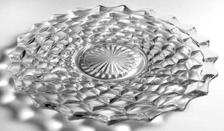 American Clear (Stem 2056) Cheese & Cracker Plate