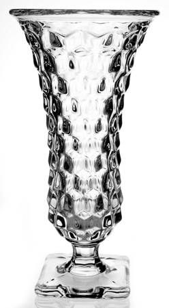 American Clear (Stem 2056) Square Footed Flower Vase