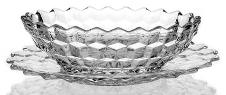 American Clear (Stem 2056) Sauce Boat with Underplate