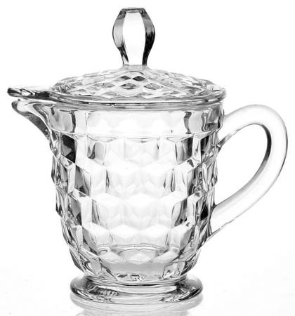 American Clear (Stem 2056) Syrup with Glass Lid