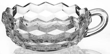 American Clear (Stem 2056) Handled Nappy