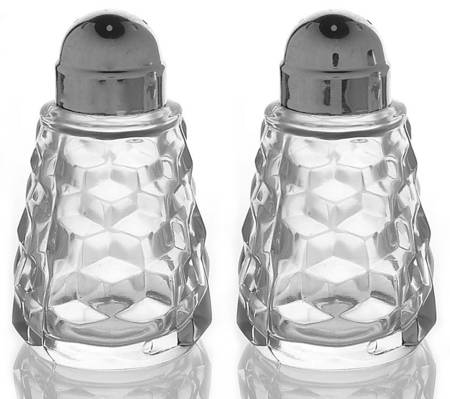 American Clear (Stem 2056) Shaker Set w/Metal Lids