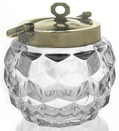 American Clear (Stem 2056) 3" Rose Bowl & Metal Lid