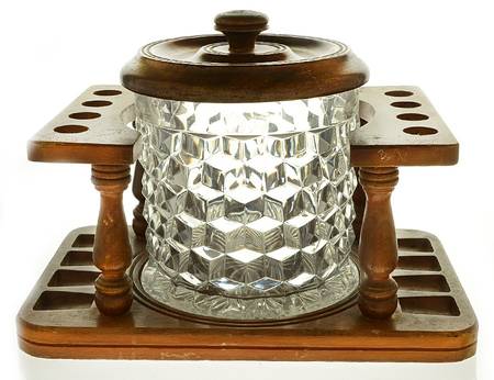 American Clear (Stem 2056) Tobacco Humidor with Lid and Rack