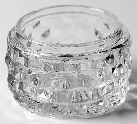American Clear (Stem 2056) Cylindrical Pomade Box No Lid