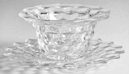 American Clear (Stem 2056) Mayo Bowl & Underplate/Cream Saucer