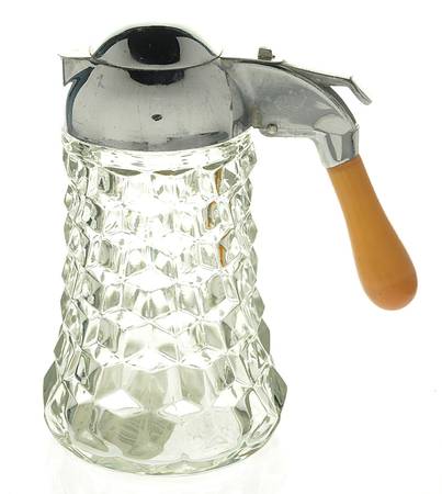American Clear (Stem 2056) Syrup & Sani Cut Metal Lid