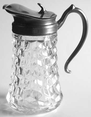 American Clear (Stem 2056) Syrup/Sugar Shaker & Metal Lid