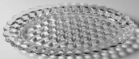 American Clear (Stem 2056) 13" Oval Ice Cream Platter