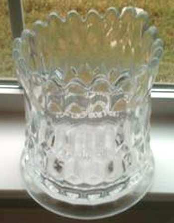 American Clear (Stem 2056) 7" Swung Porch Vase