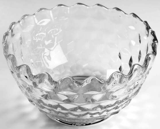 American Clear (Stem 2056) 9" Footed Cupped Bowl