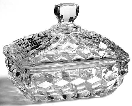 American Clear (Stem 2056) Soap Box & Lid