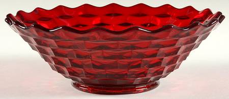American Clear (Stem 2056) 11" Ruby Salad Bowl