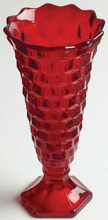American Clear (Stem 2056) 6" Ruby Flared Bud Vase