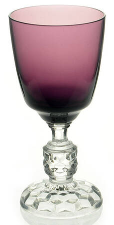 American Lady Amethyst (Burgundy) Wine Glass