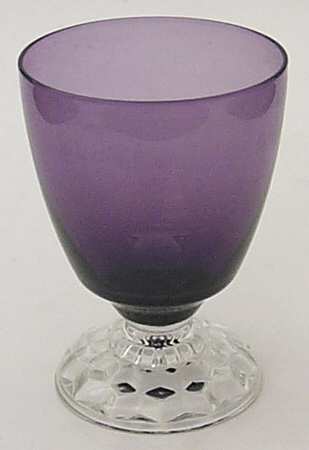 American Lady Amethyst (Burgundy) Oyster or Fruit Cocktail