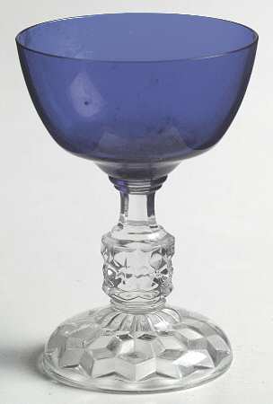 American Lady Cobalt (Stem 5056) Liquor Cocktail