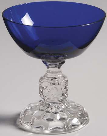 American Lady Cobalt (Stem 5056) Champagne/Tall Sherbet