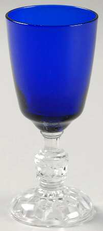 American Lady Cobalt (Stem 5056) Cordial Glass