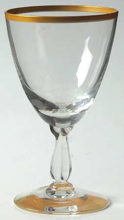 Anniversary (Stem 6055 1-2, Gold) Claret Wine