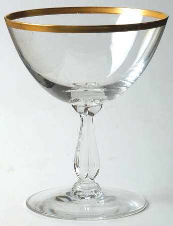Anniversary (Stem 6055 1-2, Gold) Champagne/Tall Sherbet