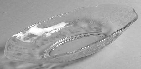 Arcady (Stem 6014, Etch 326) Pickle Dish