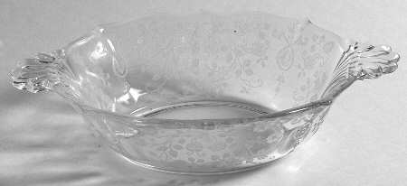 Arcady (Stem 6014, Etch 326) Handled Sauce Boat (Baroque Shape)