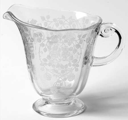 Arcady (Stem 6014, Etch 326) Creamer