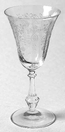 Arcady (Stem 6014, Etch 326) Wine Glass